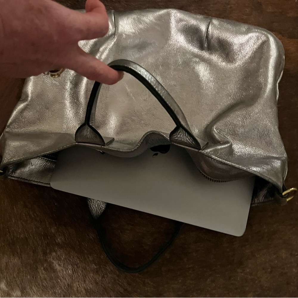 Clare V silver messenger bag - Picture 15 of 15